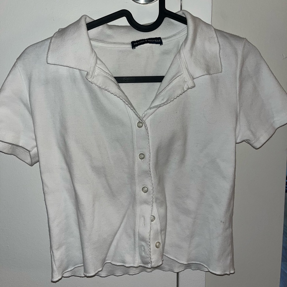 Brandy Melville cropped Button up